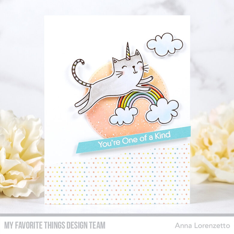 AL handmade - My Favorite Things DT - WSC 488 - Caticorn stamp set and Die-namics