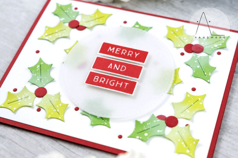 AL handmade - My Favorite Things - Merry & Bright Card Kit - Merry & Bright stamp set and Holly Berries Die-namics